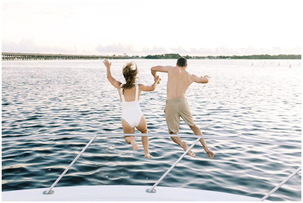Engagement Session on a Boat