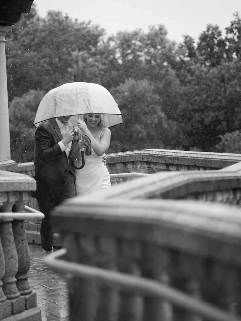 Rainy Wedding Day