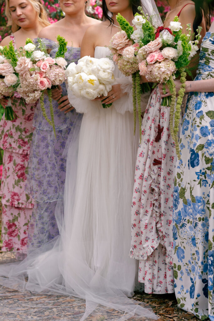 Floral Bridesmaid Dresses, Peonies